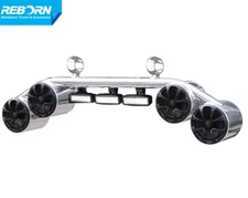 Reborn Wakeboard Tower 4 Speakers and 3 LED Lights Combo Polish| Wires Installed