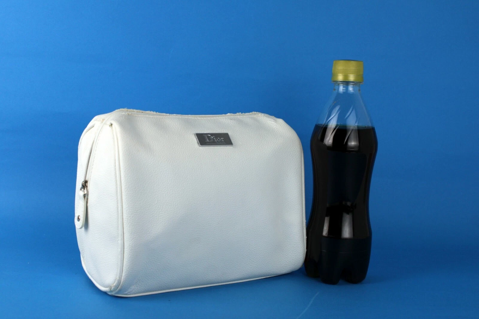 Sac à main en polyuréthane blanc Dior sac à cosmétiques accessoires sac nouveauté sac à main d'occasion