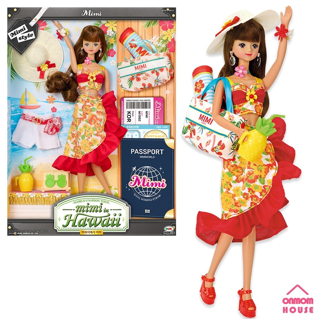 Mimi World Fashion Tour Series - MIMI IN HAWAII Toy Korean Maron