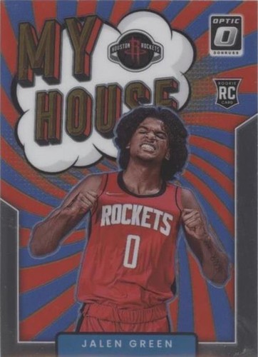 Jalen Green 2021-22 Donruss Optic Silver Prizm My House Rookie RC