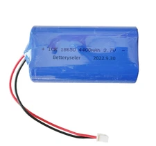 1x Batterysaler  3.7V 16.2wh/4.4Ah  Rechargeable Battery Pack with  JST-XH  plug
