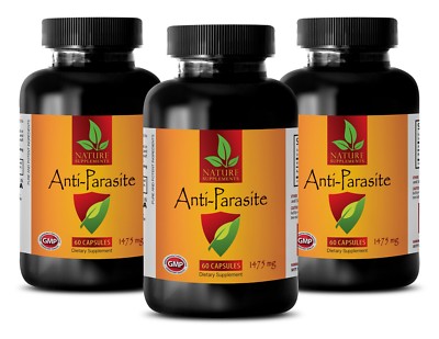 detox pills - ANTI PARASITE COMPLEX - whole body detox - 3 Bottles