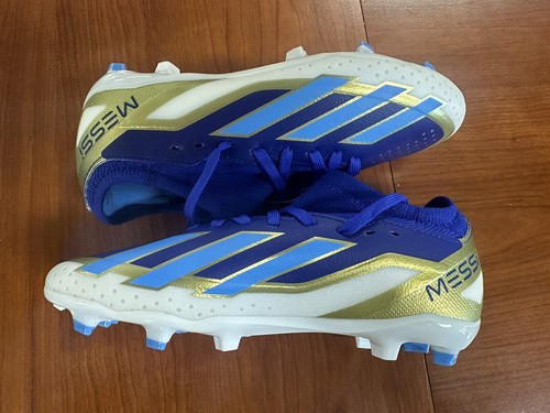 adidas Jr X Crazyfast Messi League FG Lucid Blue/Blue Burst/Cloud Boy Size 10.5K - 第 7/8 張圖片