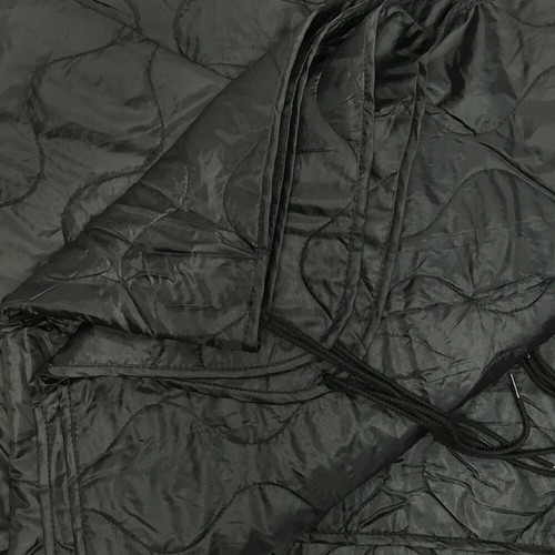 86" BLACK G.I Style Poncho Liner Nylon Ripstop Sleeping Bag Blanket - Picture 3 of 6