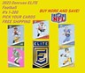 2023 Donruss Elite Football Base RC PARALLELS #1-200 Complete Your Set & PYC