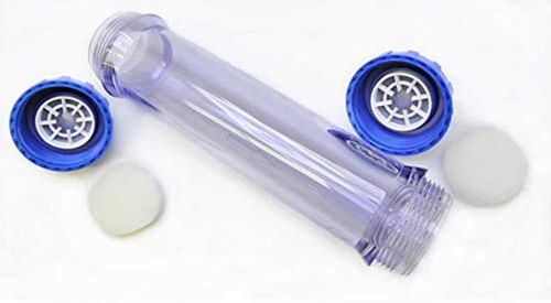 Refillable in Line Filter Housing for Reverse Osmosis RO Unit for DI Resin, 