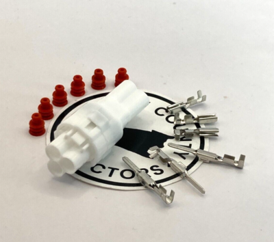 3 Pin Connector Set Yamaha 6187-3231 6180-3241 Kawasaki Suzuki