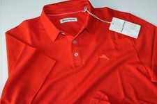 Tommy Bahama Polo Shirt Pacific Shores Solid Embroidered Red SS New Medium M