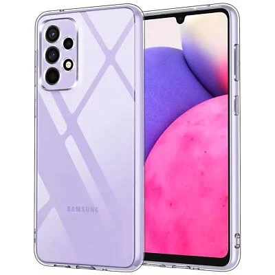 COOLGADGET Schutz Hülle Für Samsung Galaxy A13 4G Handy Tasche Slim Silikon Cover Case klar