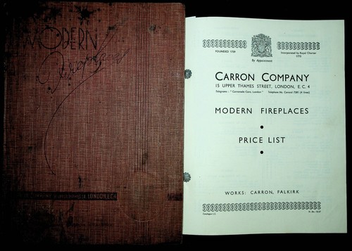 Carron Company of Falkirk Modern Fireplaces: 1937 Catalogue & Price List decor - Picture 9 of 10
