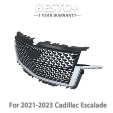 Front Bumper Grille For Cadillac Escalade 2021 2022 2023 Plastic Chome 84699839
