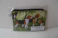 Make-up/change Purse Decorated With Three Beagle Dogs(bea-mp) Make-up/change Purse Decorated With Three Beagle Dogs(bea-mp)
