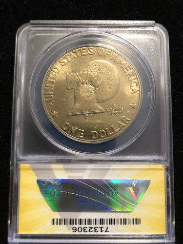 1976 Type 1 MS64 Eisenhower Dollar *Rare Deep Gold Toning* (1975 Strike) P.Q. - 第 3/7 張圖片