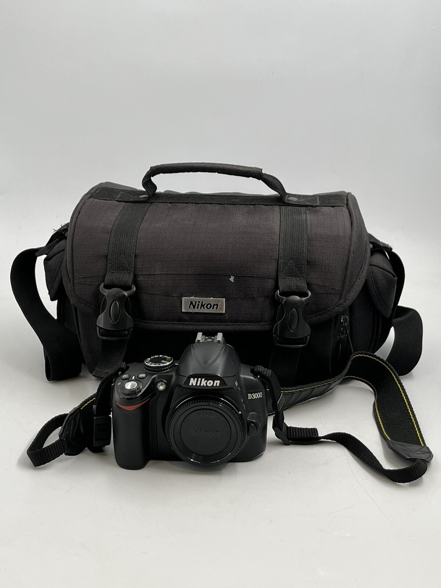 Nikon D3000 10.2MP Digital SLR Camera Body Only with Case | eBay