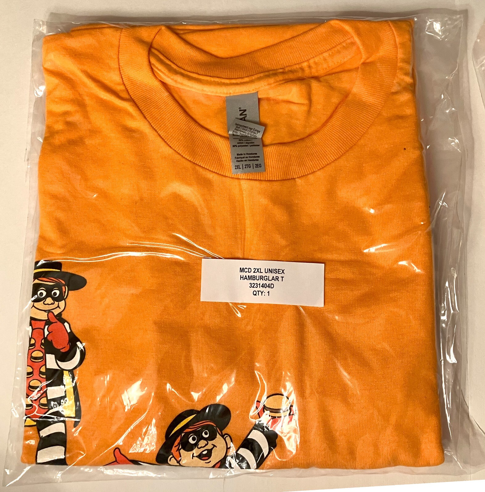 McDonald s Limited Edition Hamburglar T Shirt 2XL 2X Large Size Tee mcdonald-s-limited-edition-hamburglar-t-shirt-2xl-2x-large-size-tee