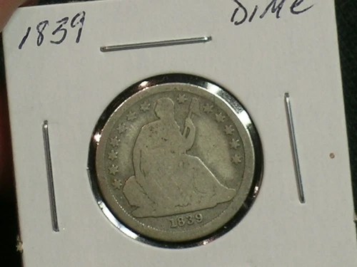 1839 Seated Liberty Dime    AG / Good       COMBINE SHIPPING     AE9