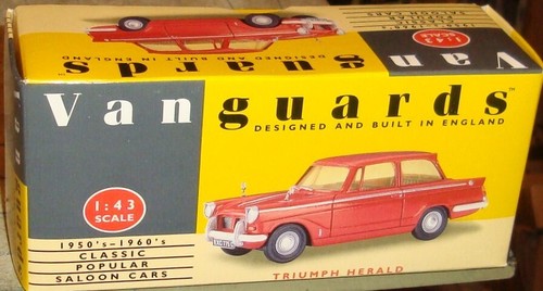 TRIUMPH HERALD CAR - RED - 1:43 scale - VANGUARDS - - VA5000 - Picture 7 of 7