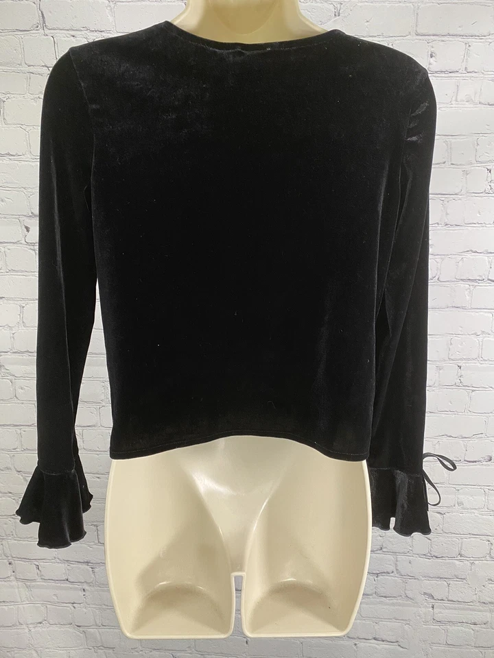 Cárdigan Suéter Circo Niñas Negro Juniors Manga Acampanada Abotonada L 10/12 Foto 4 de 4