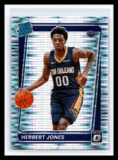 💥HERBERT JONES 2021-22 DONRUSS OPTIC PRIZM SILVER PULSAR HOLO RATED RC # 157