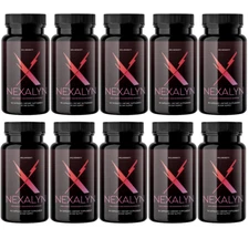 Nexalyn Pills for Men Advanced Formula - Nexa Lyn Male Support - 10 Bottles