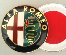 For Alfa Romeo Emblem 74mm Front Grille/Rear Scudetto 147 156 159 166 2X*-