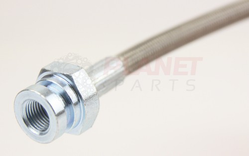 Rear Braided Brake Hoses for Holden VR-VS Commodore NON-IRS 3 Hose Lines - Picture 3 of 6