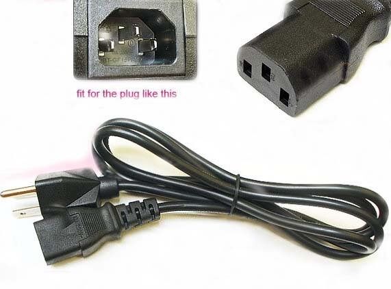 Magnavox 26MF231D 26" inch LCD HD TV Monitor Power Cable Cord Plug AC NEW 5ft
