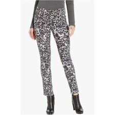 AG Adriano Goldschmied Prima Ankle Cigarette Leopard Stretch Jeans 31R 188 NWOT