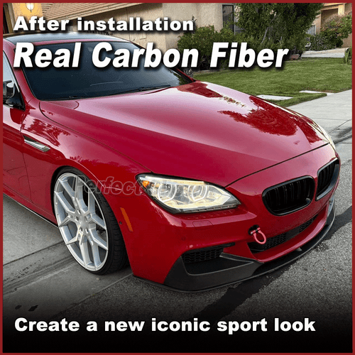 Carbon Frontlippe Ansatz Schwert Spoiler für BMW 6er F06 F12 F13 M-Paket 640i - Picture 3 of 9