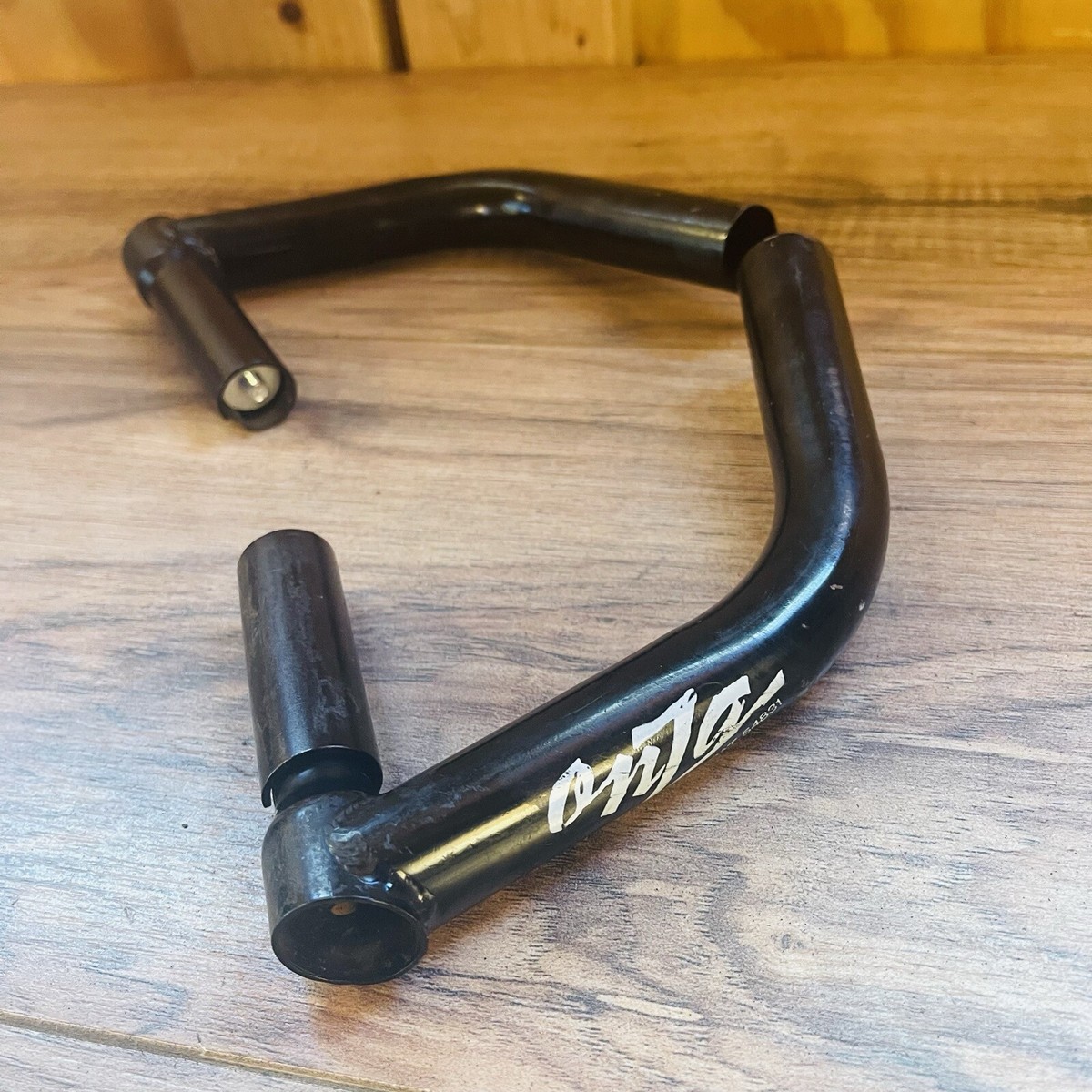 Rare Onza Long Bend MTB Bar Ends INTERNAL WEDGE CLAMP Black