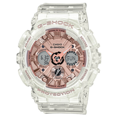 G-SHOCK GMA-S120SR スケルトン 透明 デジタル アナログ Casio G-Shock Transparent Rose Gold Ladies Watch GMA-S120SR-7A | eBay