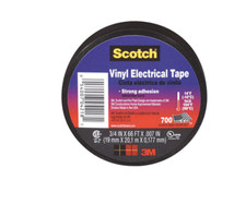 Scotch 3/4 in. W X 66 ft. L Black Vinyl Electrical Tape 4 pk