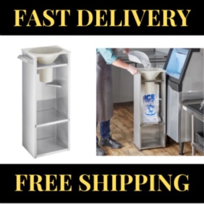 Commercial Ice Bagger 8 10 20 lb Cooler Bag Stainless Steel Bin Bagging Machine