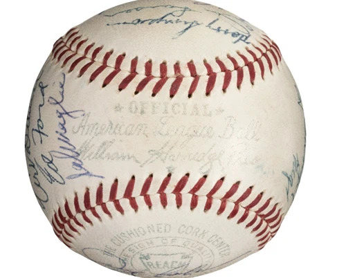 New York Yankees Team New York Yankees Original Sports Autographed Items