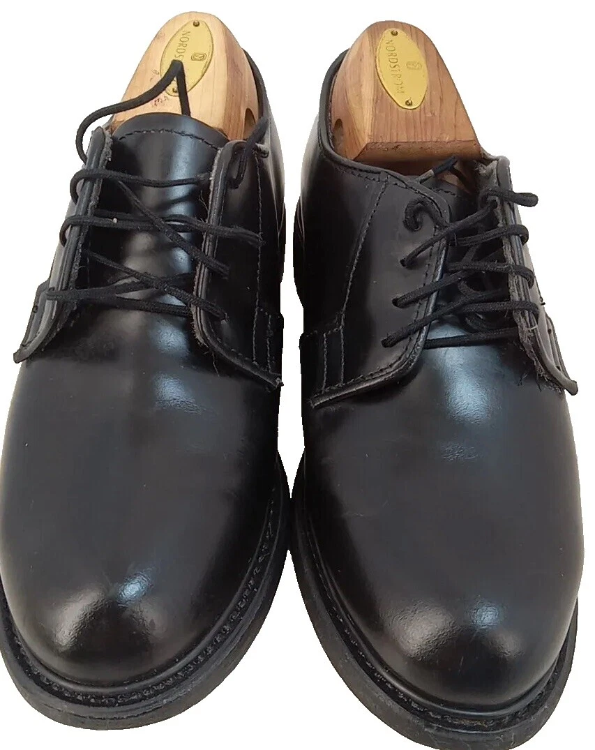 Parte superior de cuero negro zapatos informales Bates para hombres