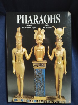 Pharaohs Oversize Book by Aude Gros de Beler HC/DJ Chartwell Books