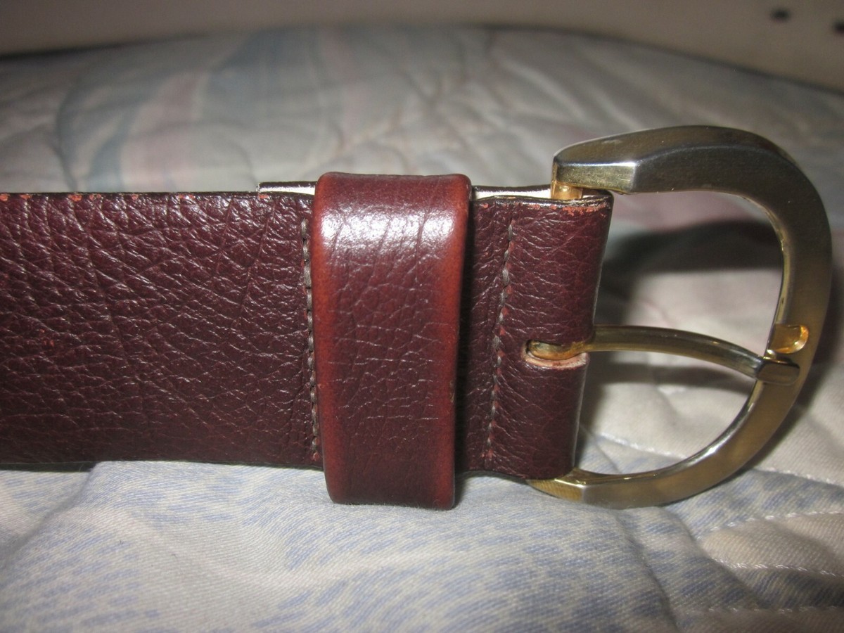Vintage Genuine Full Grain African Kudu Leather Belt - Size 