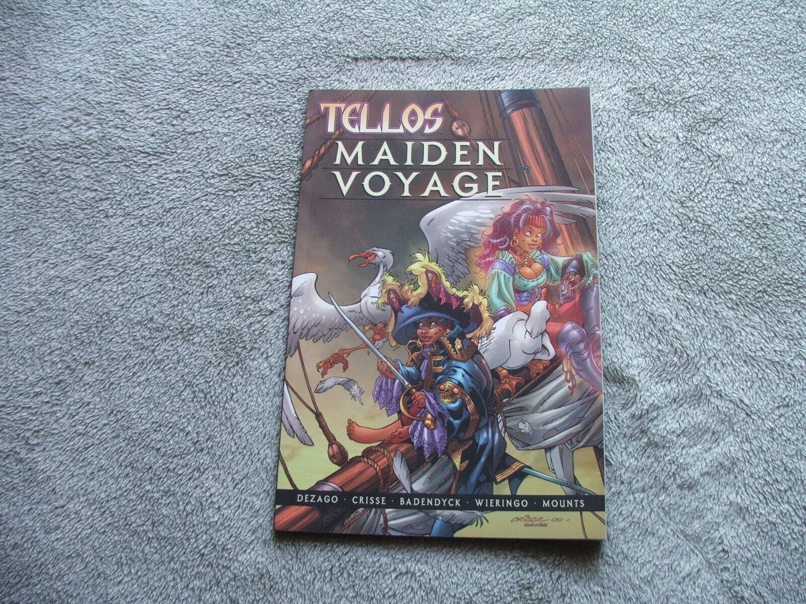 Image Comics Tellos Maiden Voyage Prestige Format Graphic Novel. 2001.