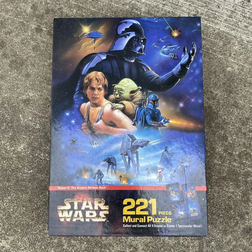 Полный набор из 4 настенных головоломок Star Wars New Hope Empire Jedi Trilogy 221 шт. - Изображение 3 из 4
