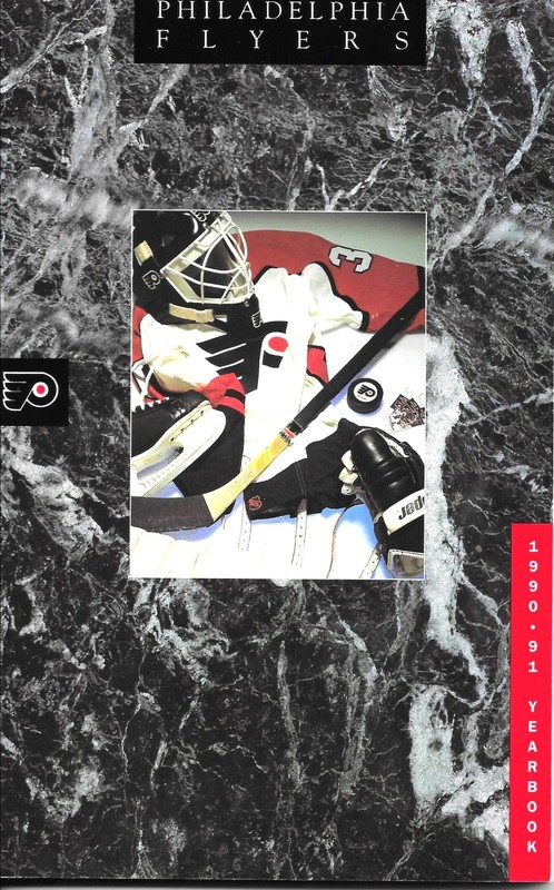 Philadelphia Flyers Media Guide 1990-91 Ron Hextall Mark Howe Mark Recchi