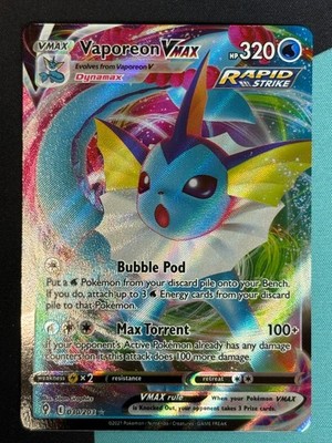 Aquana Vmax 030/203 Drachenwandel Englisch NM Pokemon