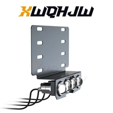 Rear License Plate Mounting Holder Bracket&Light For Jeep Wrangler JK 2007-2017