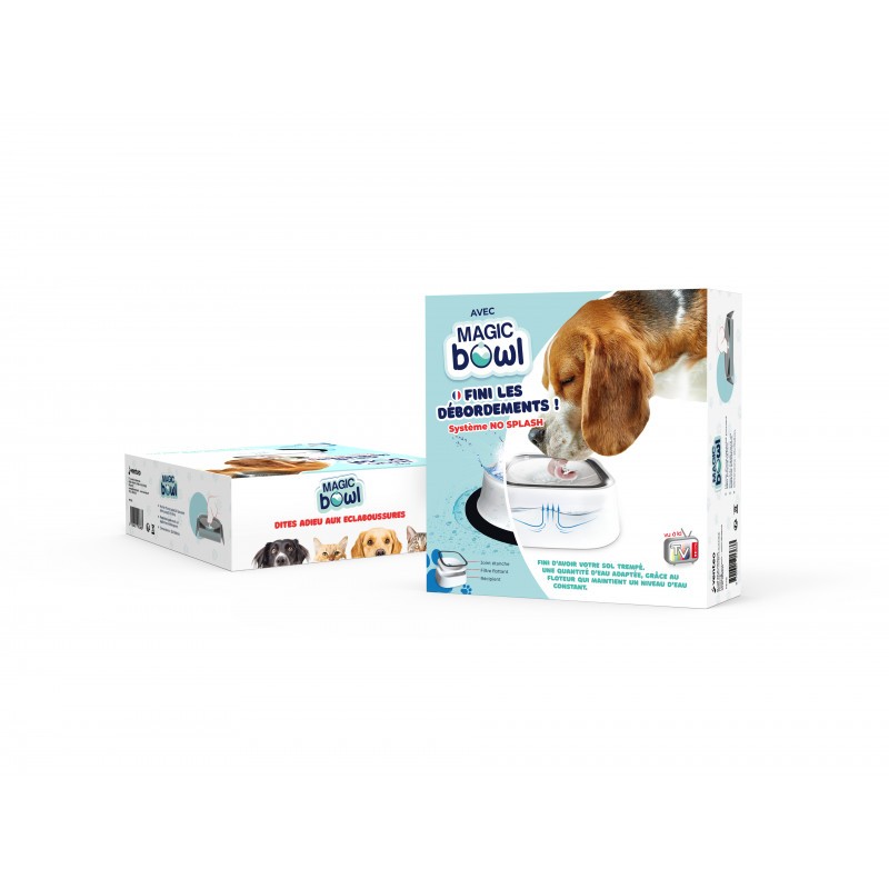 Gamelle pour animaux MAGIC BOWL idéale pour le camping et les voyages en voiture