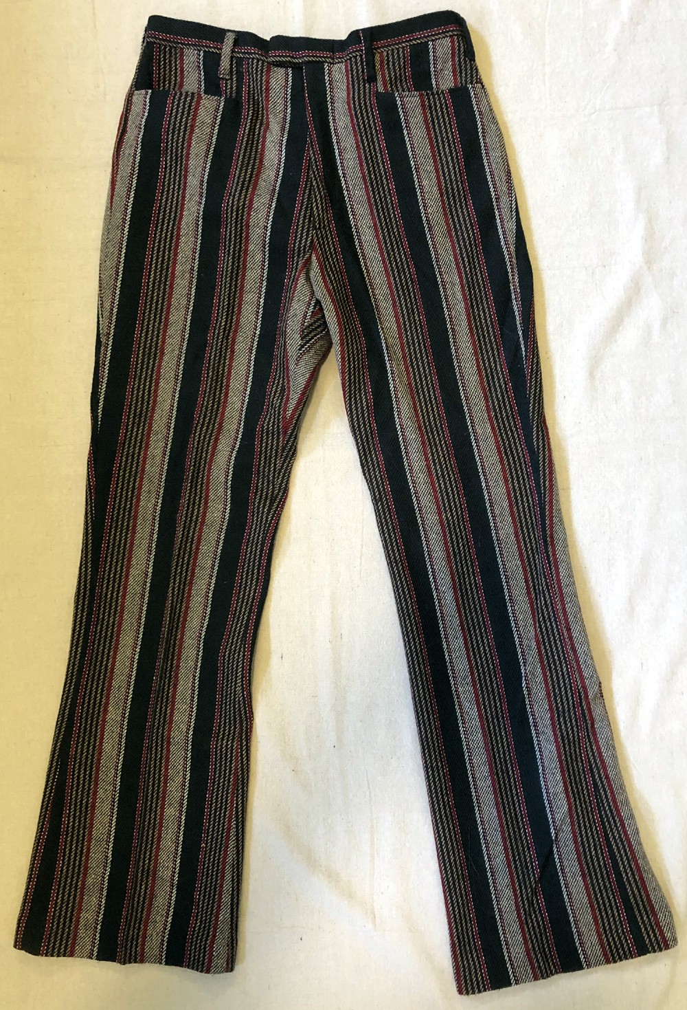 VTG H.I.S. Pants Flared Striped Hippy Pants