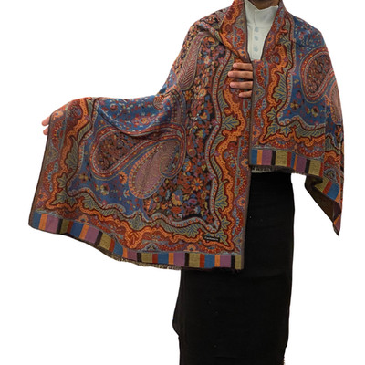 Soft Warm Pashmina Stole Women Paisley Wrap | Winter Essential | Sale