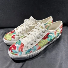 SHIP FREE NEW KEDS RPC platform sneakers Woman Size 11 embroidered Triple Kick