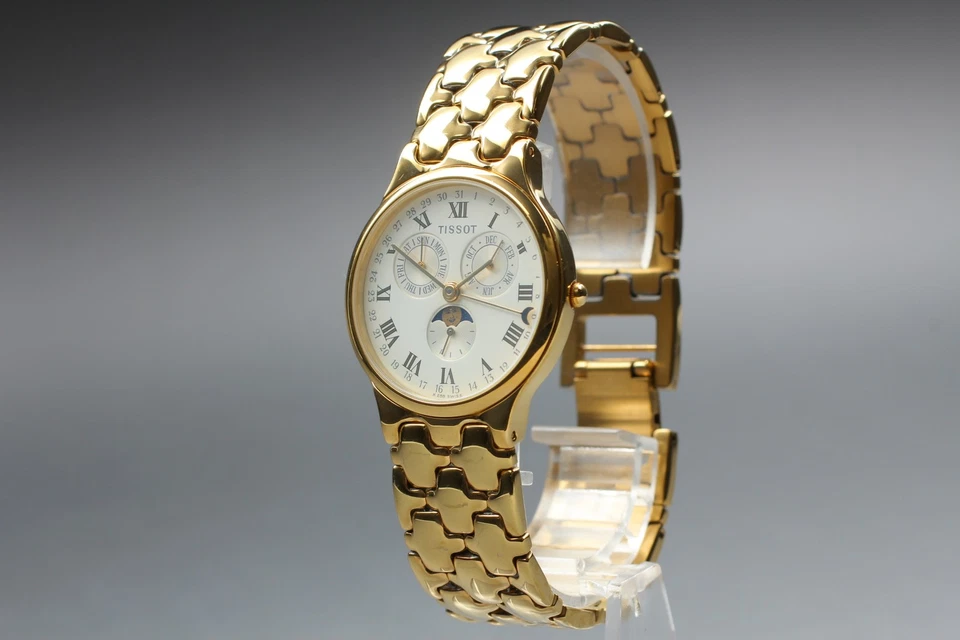 Vintage [Exc+5] Tissot Triple Calendar K255 Moonphase Pointer Date Men's Watch - Image 2 of 4