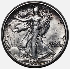 1923-S Walking Liberty Half Dollar, Seldom Seen This Nice, Very Choice AU++