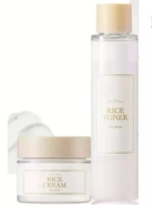 I'm from Rice Toner 150ml +Rice Cream, Glowing Look, Nourishes Deeply, Hydrating