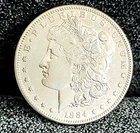1884 S Morgan Dollar AU++ Great Eye Appeal White Beautiful Coin